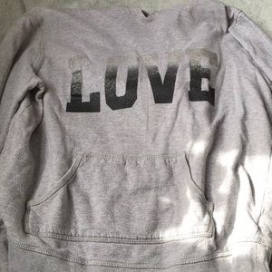 Gray sweatshirt